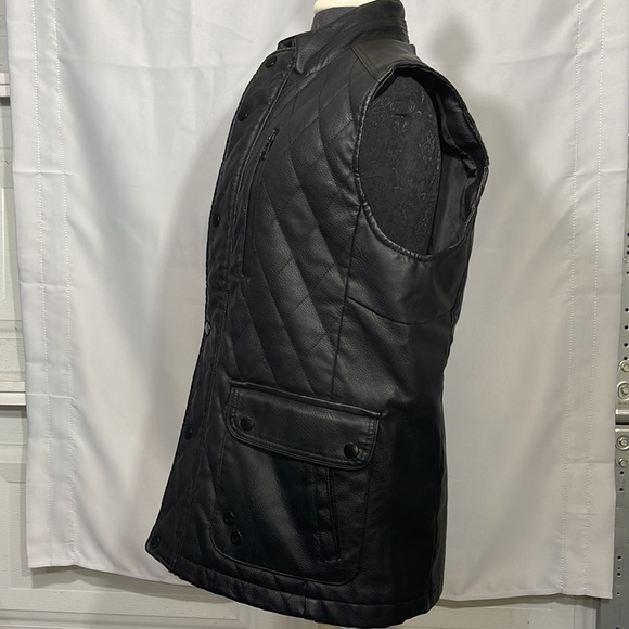 Fried Jackets & Coats Mens Faux Leather Vest Poshmark